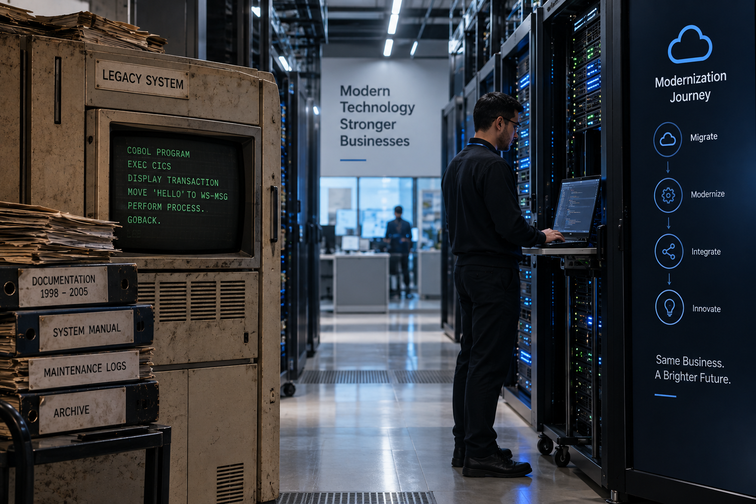   	 What Is Legacy System Modernization?