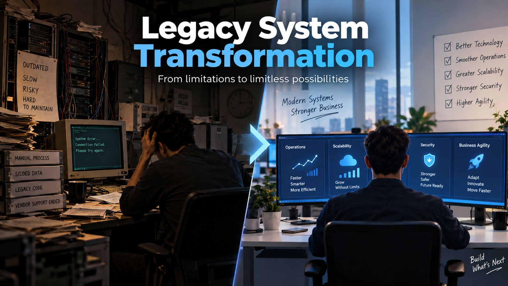 Legacy System Transformation: Strategy, Process & Benefits